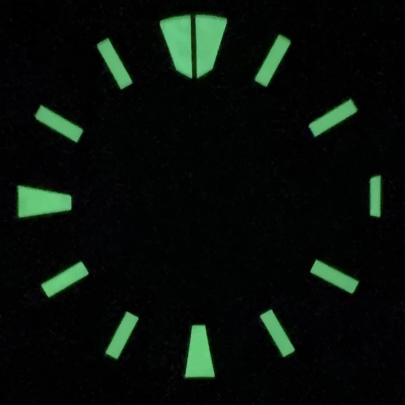 SmileLife 28.5 مللي متر ساعة بقرص أخضر مضيء بتقويم واحد ساعة بديلة للوجه أقراص زرقاء/برتقالية/سوداء لحركة NH35/NH36