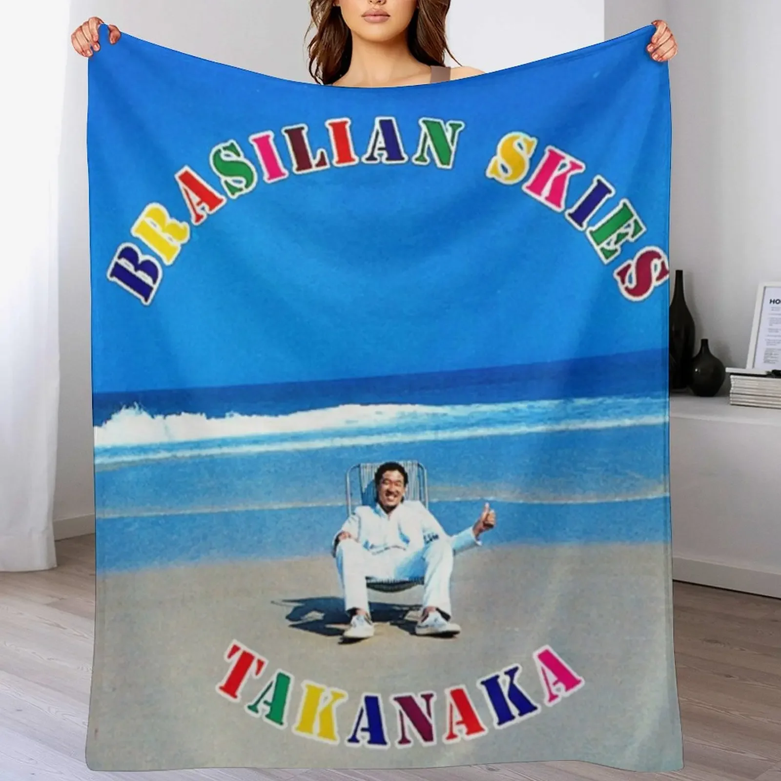 

MASAYOSHI TAKANAKA - BRASILIAN SKIES Throw Blanket Travel Hairy Blankets