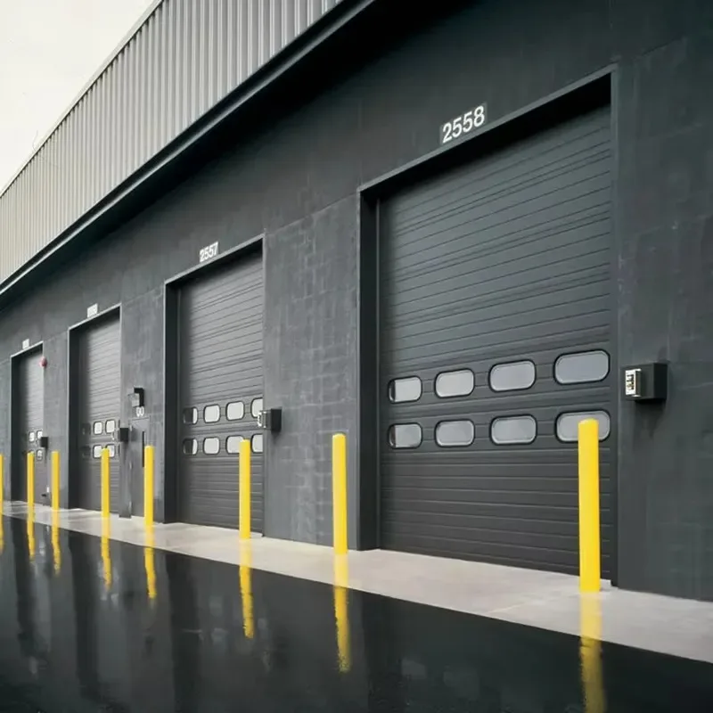 for sale Automatic Industrial Iron Vertical Overhead Sliding Sunshine Sectional Door