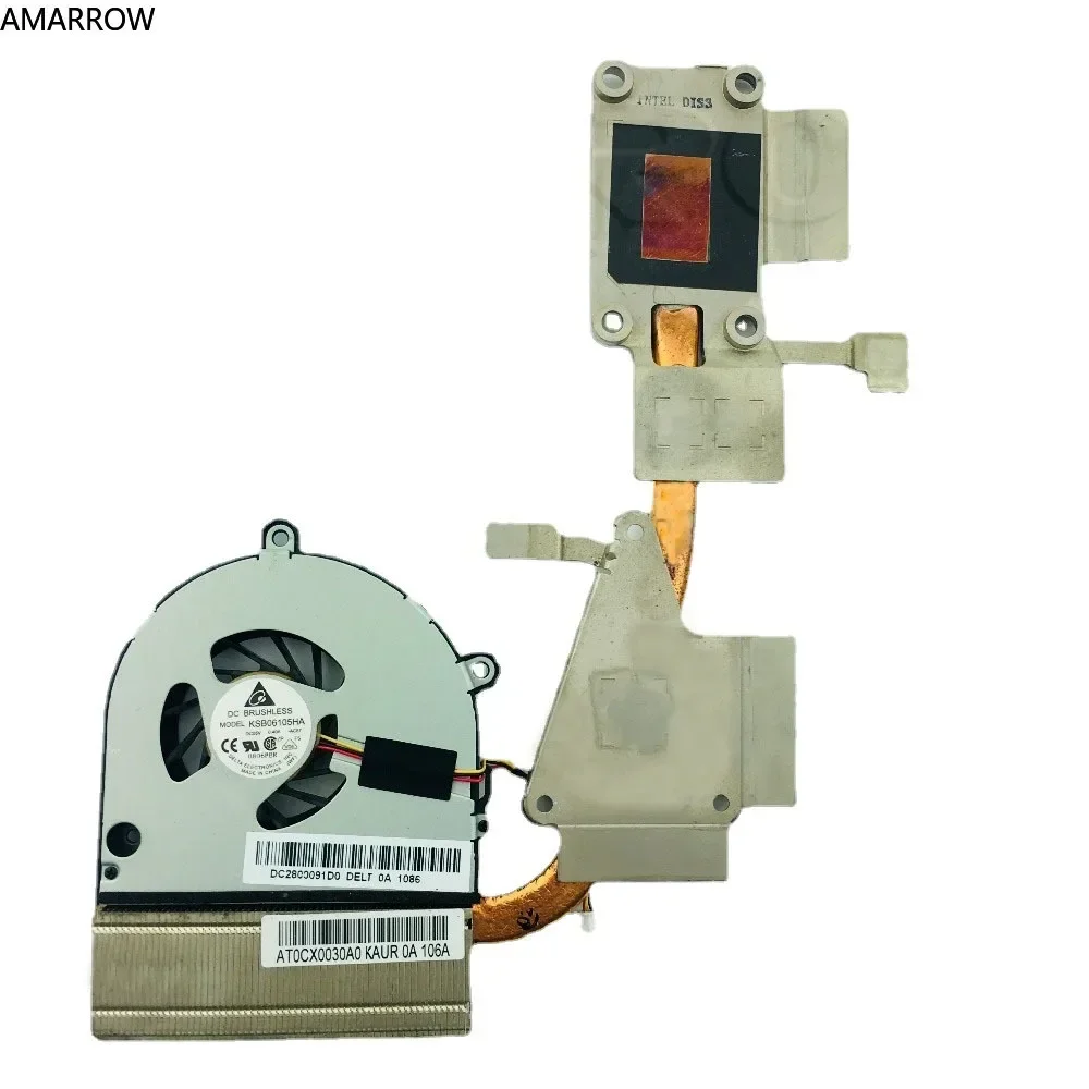 origenal Laptop CPU cooling heatsink with fan for Toshiba L670 L675 CPU heatsink