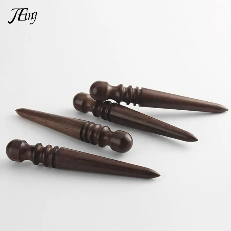 

1Pc Wooden Leather Edge Burnisher DIY Handmade Leathercarft Sandalwood Leather Polishing Tool Wood Polishing Stick