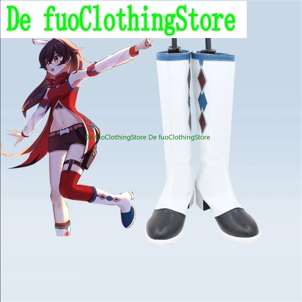 Amber Genshin Impact Cosplay Schuhe Stiefel Spiel Anime Halloween Weihnachten DefuoClothing Shoes Store