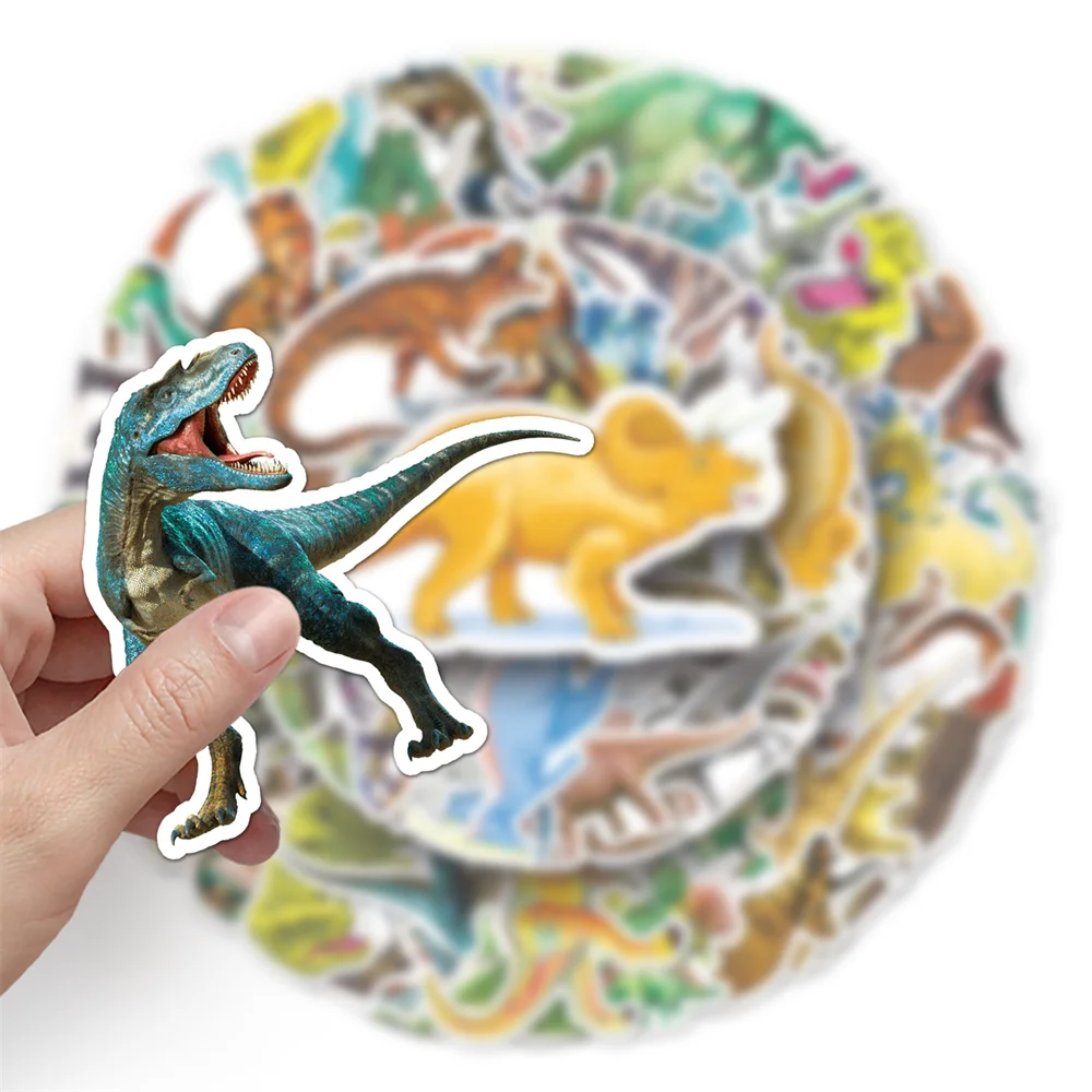 10/30/50PCS Dinosaur Graffiti Stickers Cartoon Animal Creative  Stickers Graffiti iPad Computer  Waterproof Decoration Wholesale