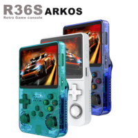 BOYHOM Original R36S Retro Handheld Game Console 3.5'' IPS Open Source Linux ARK OS Portable Pocket Game Player 64G 128G