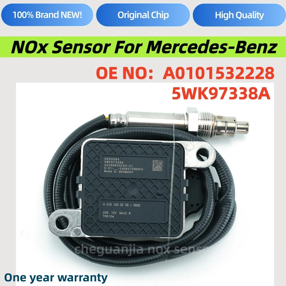 5WK97338A Sensor Nitrogen Oxide Sensor Inlet A0101532228 5WK9 7338A For Mercedes-Benz DDE Detroit DD13 DD15 DD16