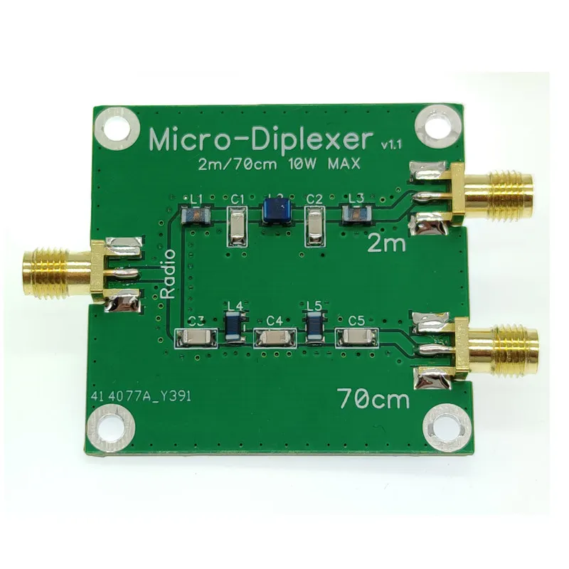 10W V/U Dual Band Duplexer Frequency Filter Isolator For Ham Radio Transceiver Antenna Signal Transmit Receive Accessory