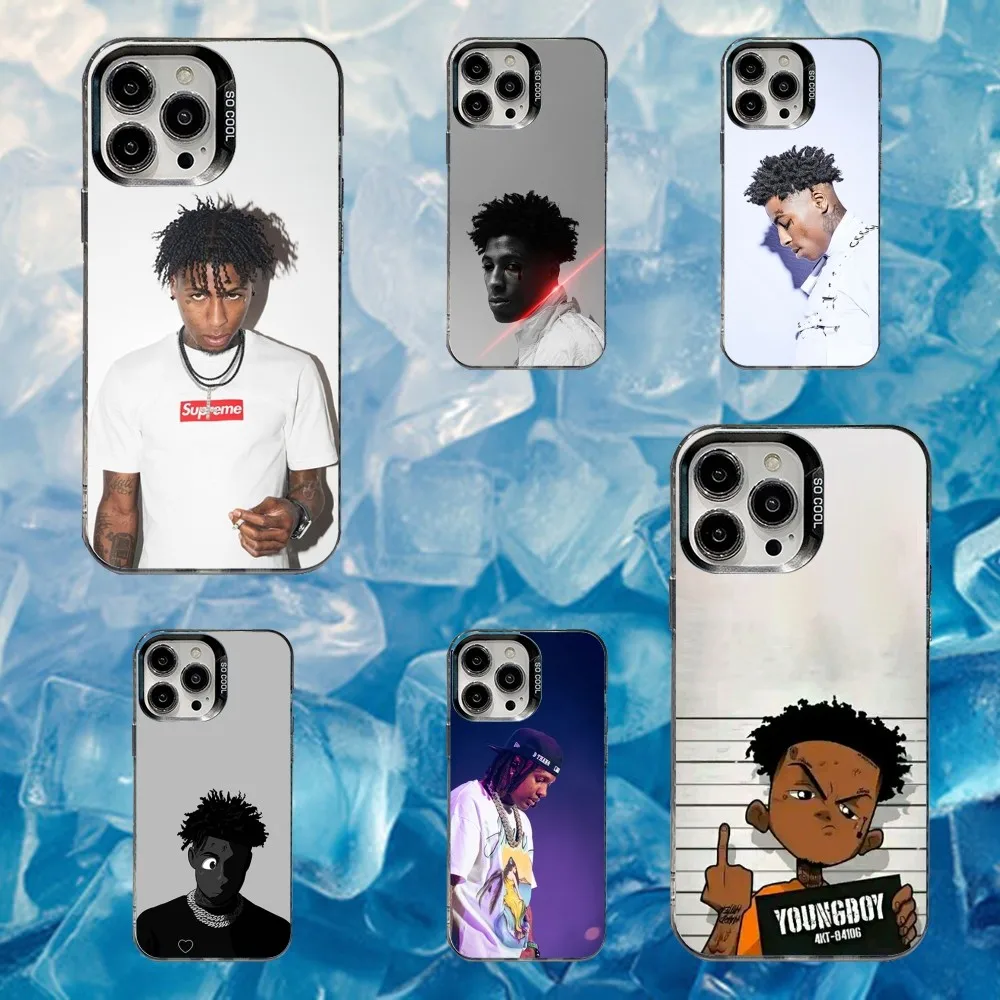 

Y-YoungBoy Rapper Phone Case For iPhone 16,15,14,13,12,11,Mini,Pro,SE,MAX White Matte Shockproof Cover