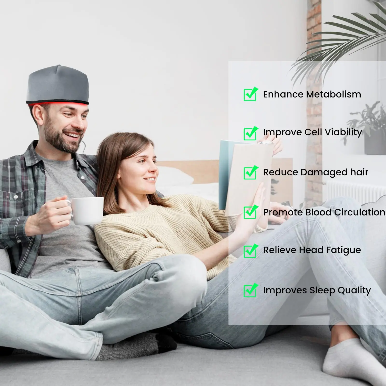 

Терапевтическая шапочка с красным светом, лазерная 660 нм, 830 нм, красная инфракрасная шапка для восстановления роста волос, лечение выпадения волос, шлем, массажер для кожи головы