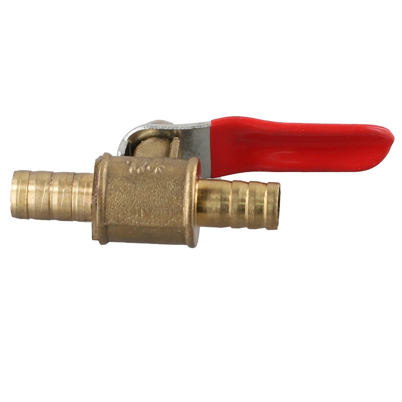 1pc Ball Valve 6/8/10/12mm OD Brass Hose Barb Shut-off lever handle for residential commercial water oil gas pipe accessories