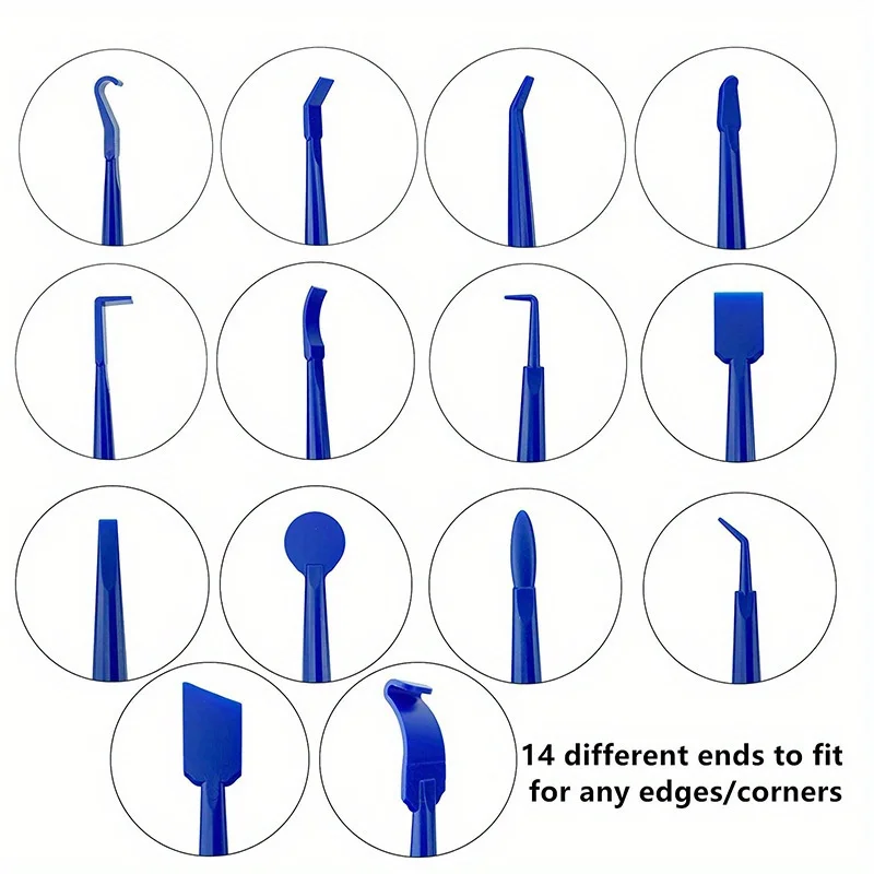 Car Wrapping Vinyl Tool Kit Window Film Tint Tools Car Wrap Sticks Edge Trimming Squeegee Tinting Felt Edge Squeegee image 6