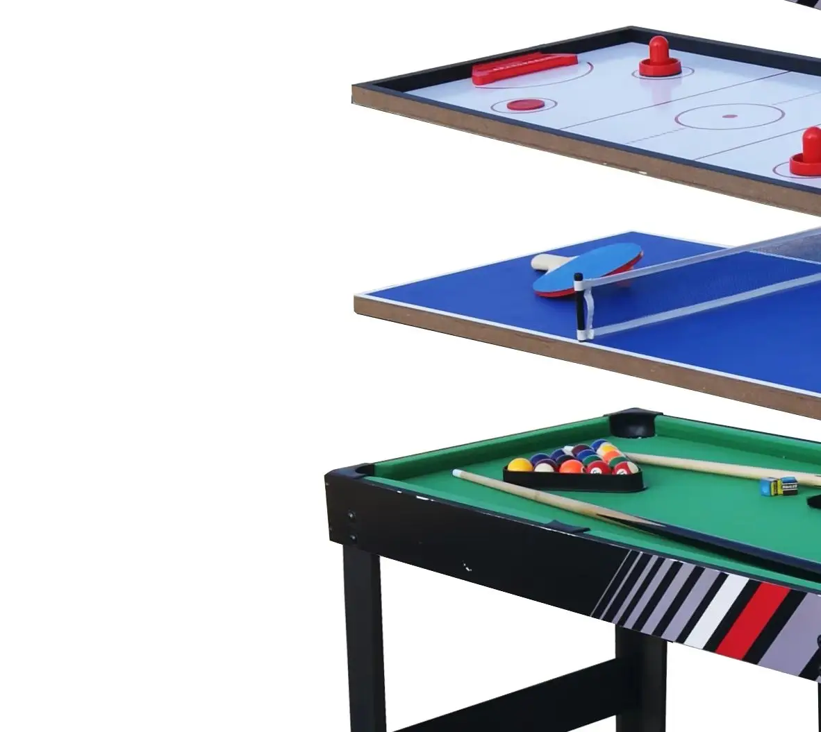 Custom Factory Hot Sales 4-in-1 Small Scale Multi-Function Game Table for Children for Indoor Sports and Entertainment