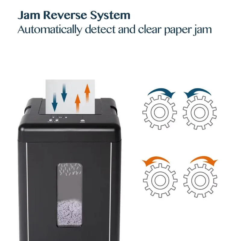 15-листный сверхмощный измельчитель Super Micro Cut с высоким уровнем безопасности P-5, для домашнего офиса, резак из черной марганцевой стали