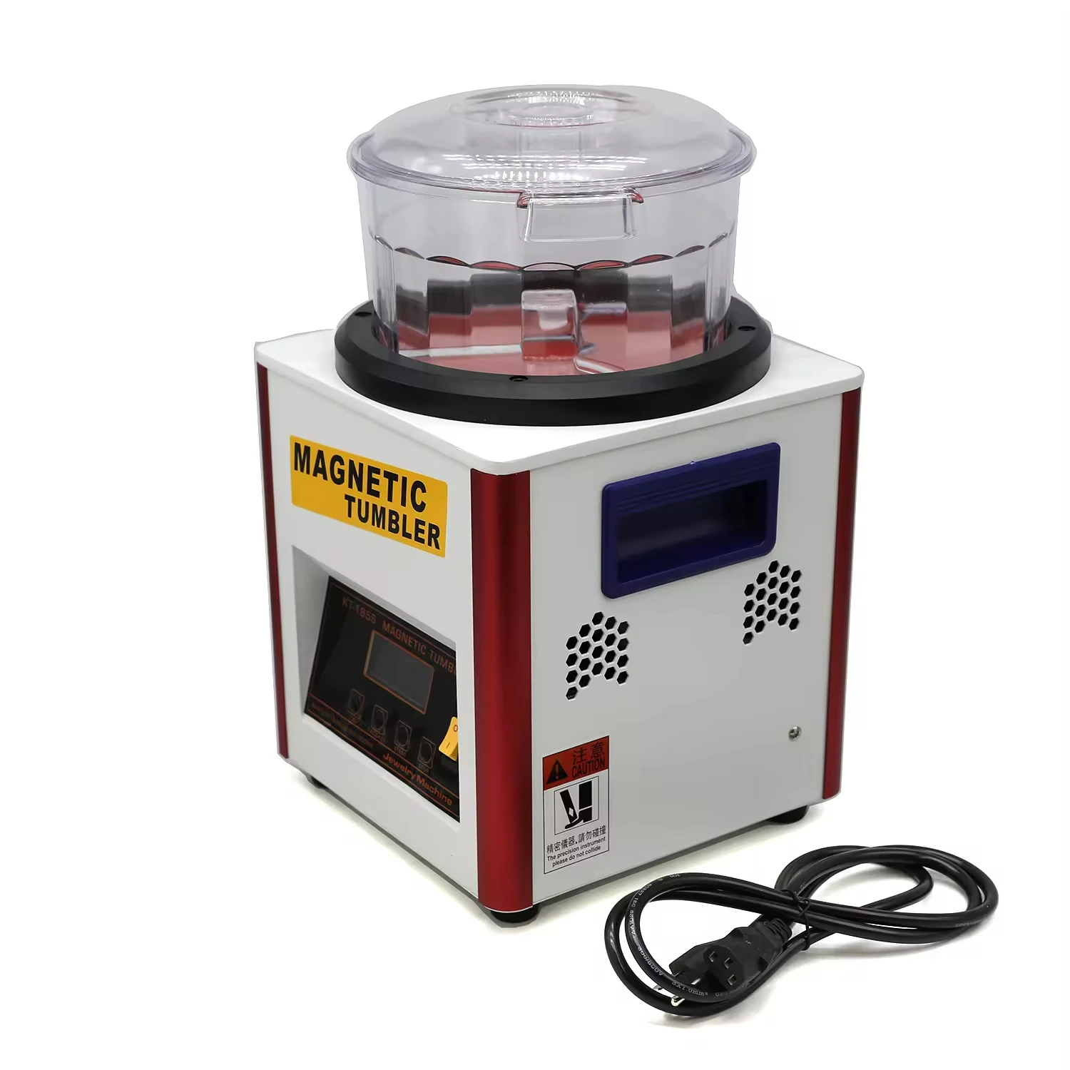 

Hot Selling Magnetic Tumbler 180mm Jewelry Polisher Tumbler 2000 RPM KT-185s Jewelry Polisher Finisher