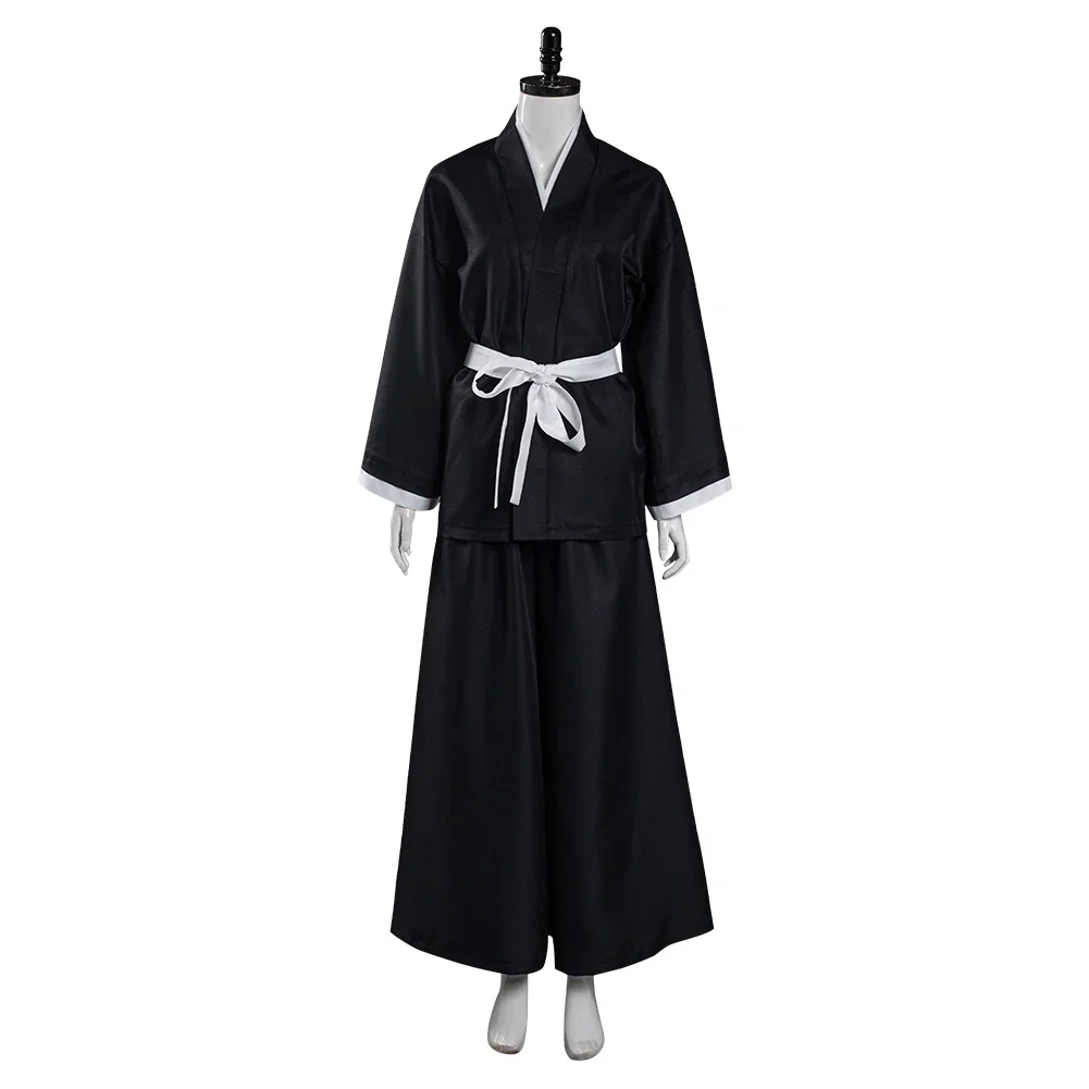 Anime Bleach Kuchiki Rukia Cosplay Costume Japanese Kimono Outfits Halloween Carnival Party Fancy Suit