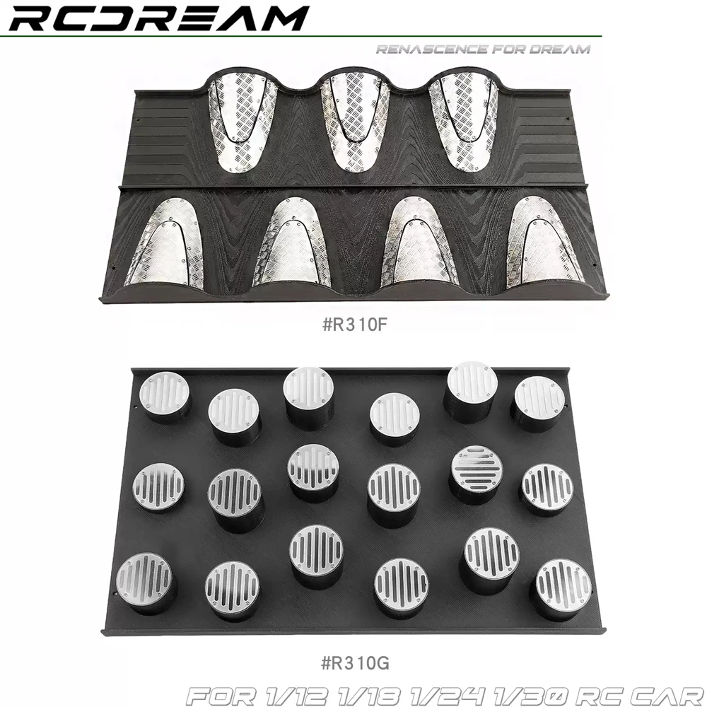 Cross Axis Plum Blossom Pile Simulation Off Road Track Obstacles For Rc Crawler Car 1/18 Traxx/as Trx4m 1/24 Axial Scx24 FCX24
