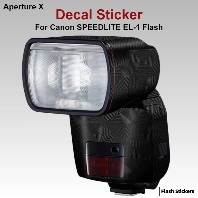 For Canon EL-1 Decal Skin Flash Speedlite EL1 Sticker Vinyl Wrap Anti-Scratch Protective Film Protector Coat