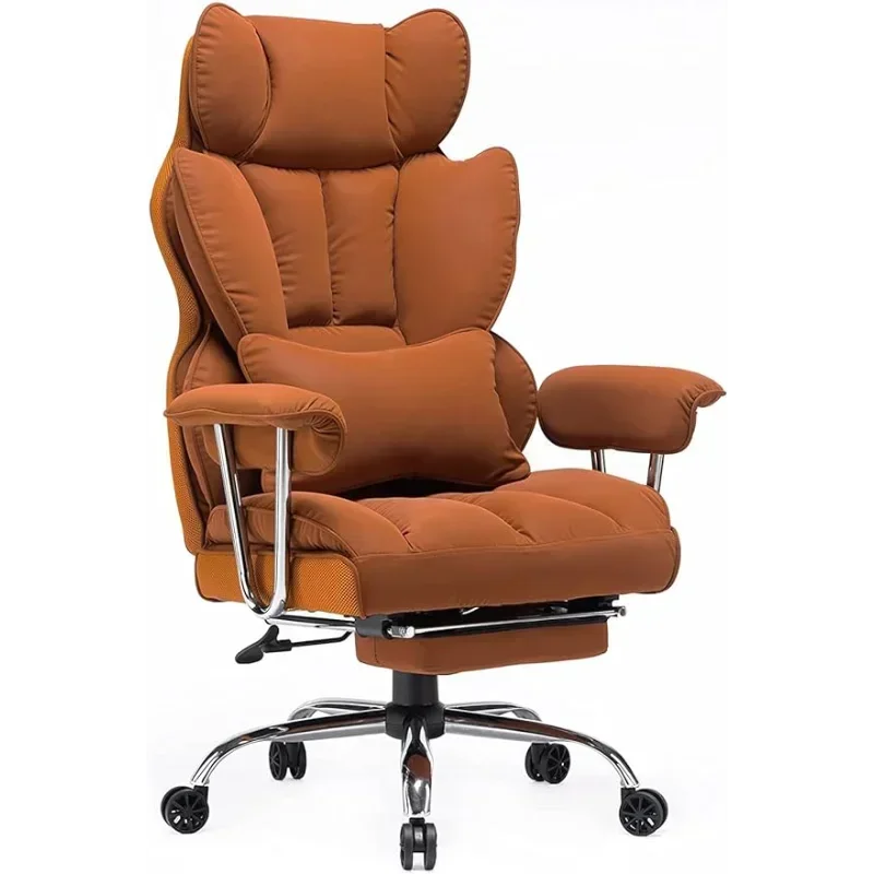 

Desk Office Chair 400LBS, Big and Tall Office Chair, PU Leather Computer Chair, Executive Office Chair