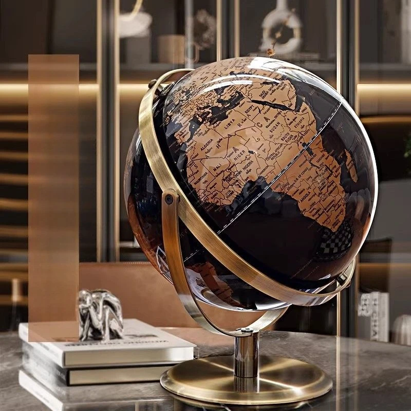 

Globe Metal Base World, Rotating World Globe with Bracket, Children's Learning, Classroom Geography Education