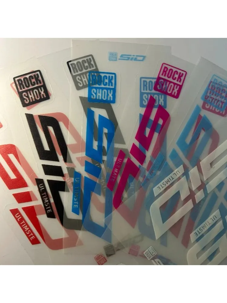 AliExpress NONE 1SET Multi-color MTB Fork Stickers – SID Ultimate Style Waterproof Decals for Bicycle Upgrade