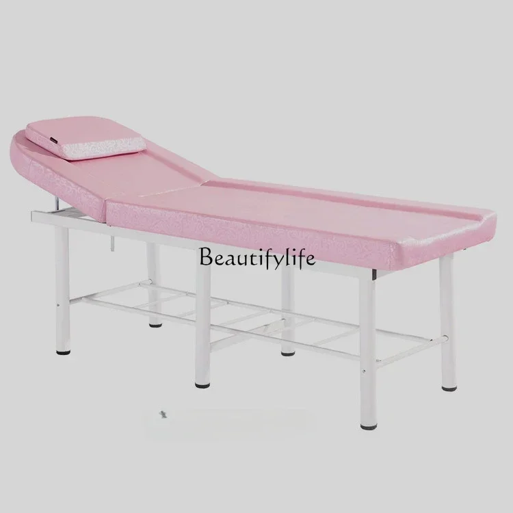 

New Sponge Solid Wood Barber Shop Beauty Massage Bed Massage Couch Physiotherapy Massage Bed