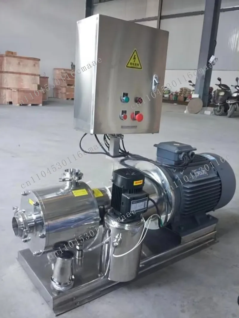 High Uniformity Single Stage Inline Mixers Homogenizer Pump Inline Emulsify Mixer for Face Cream, Shower Gel, Shampoo, Cream