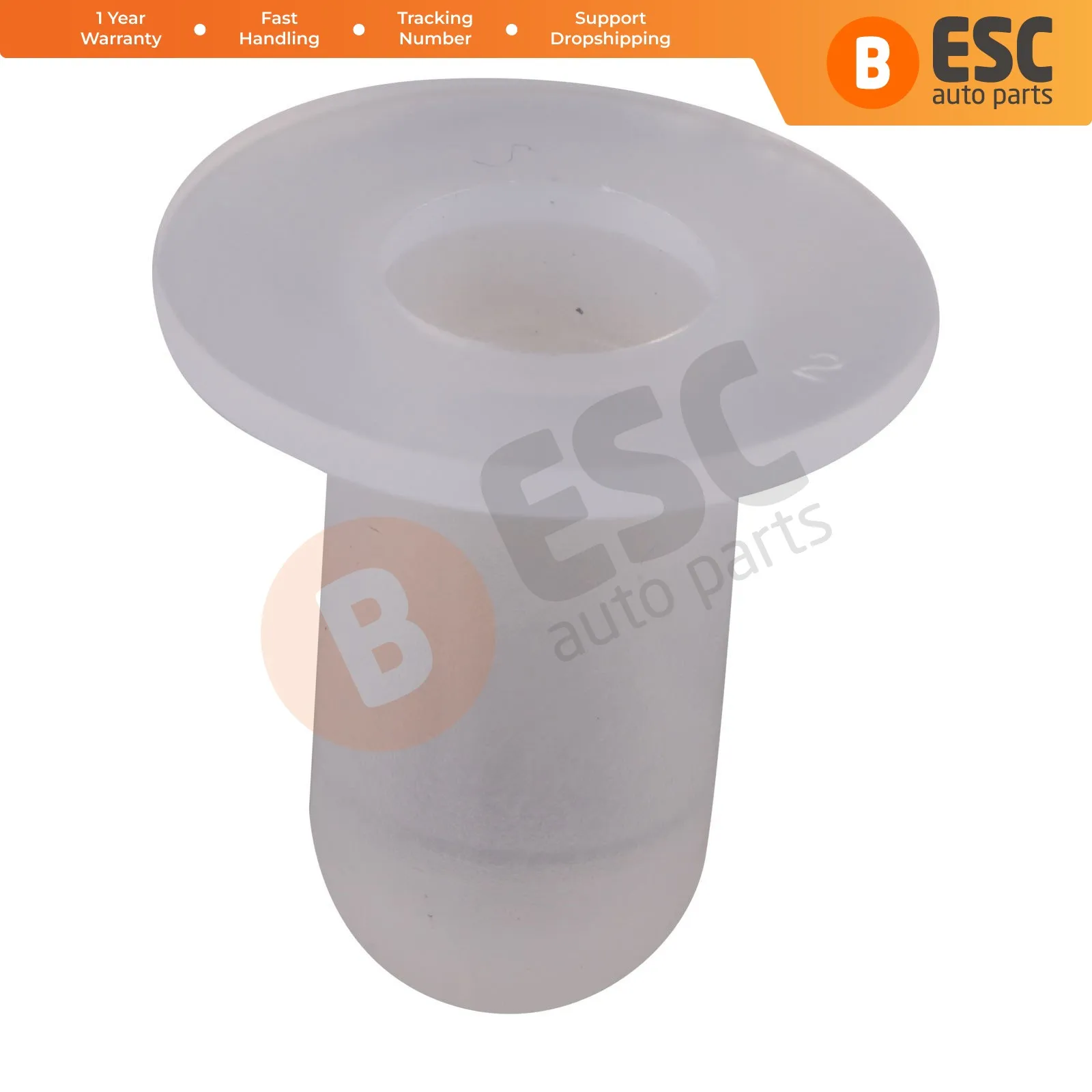 ESC ECF1869 10 Pieces Trim Clips for Renault: 7703074022 Skoda: 109746420 Fiat: 82312646