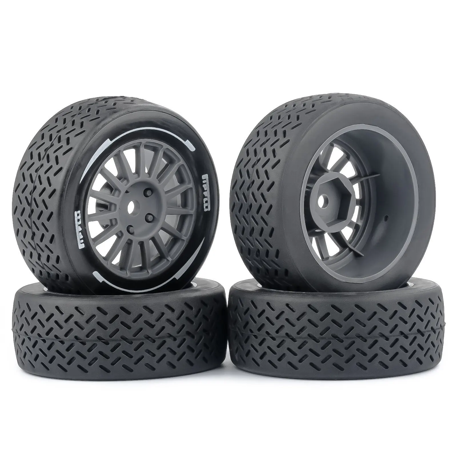 58mm Tyre 12mm Tires Wheel Hub for 1/14 Hyper GO MJX 14303 Tamiya RX12 RC Car - view 3