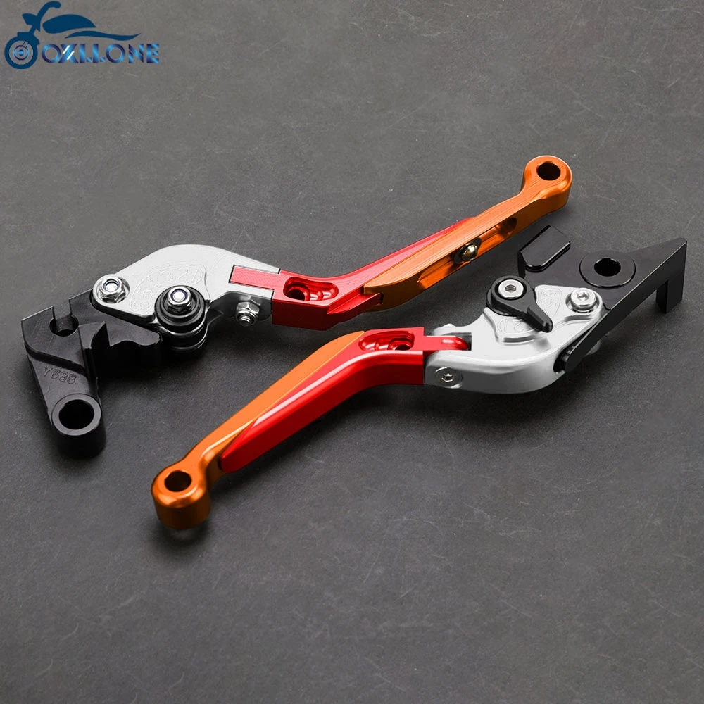 Motorcycle Clutch Brake Handle Levers For Yamaha XSR700 XSR900 ABS XV950 RACER SCR950 XJ6N / XJ6 Folding Extendable Adjustable