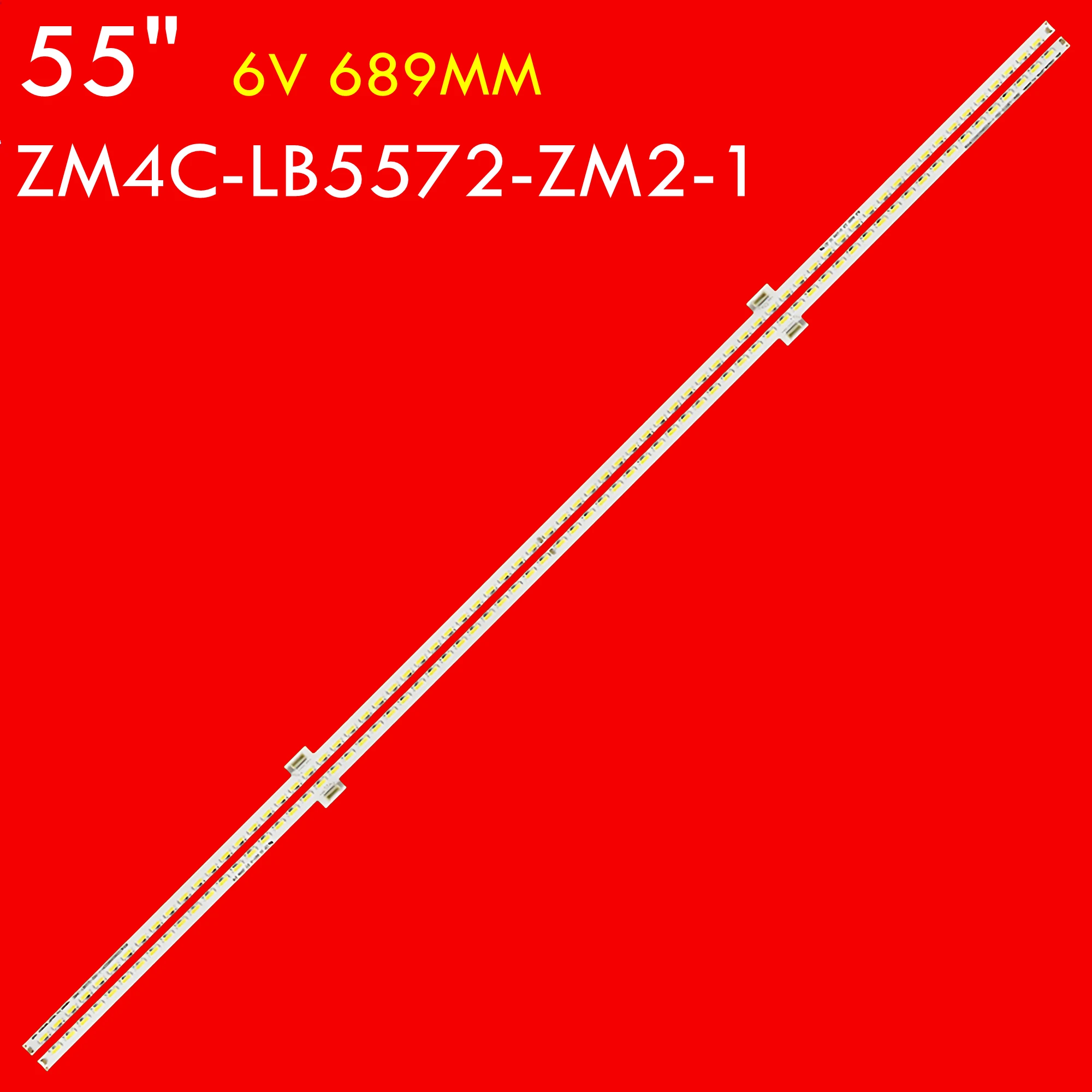 

Лента светодиодной подсветки телевизора для L55A71S-UD L55E6700A-UD ZM4C-LB5572-ZM2-1 GIC55LB09-LED7020-V0.4 ZM4C-LB5572-ZM2-1