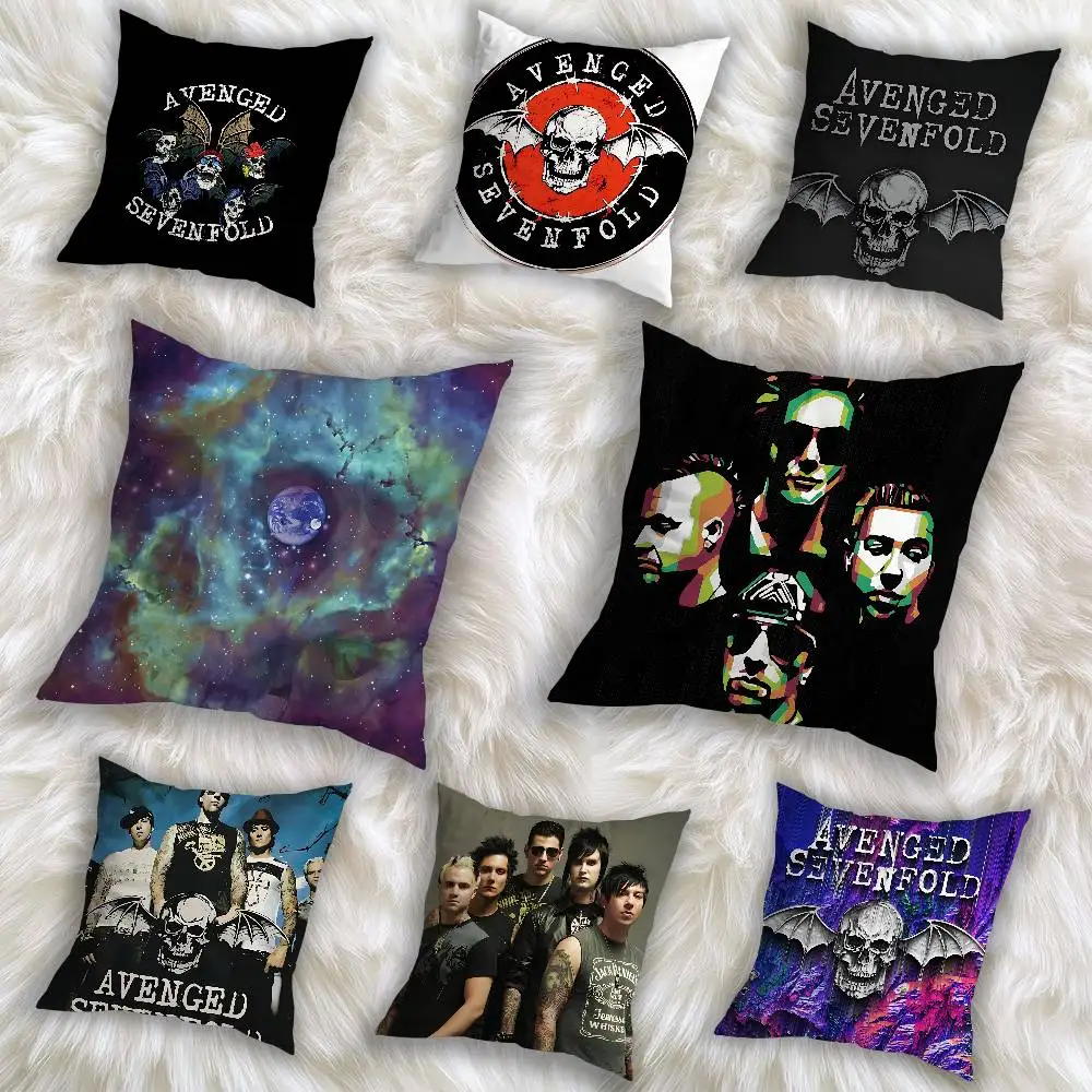 

cool A7X A-Avenged Sevenfold Pillow Case Pillow Case Living Room Sofa Cushion Cover Suitable For Home Bedroom Room Decoration