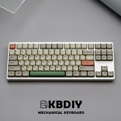 KBDiy PBT GMK Keycaps Custom Retro Korean GMK 9009 Keycap for Mechanical Keyboards Game MX Switches 139 Keys Caps Sublimation