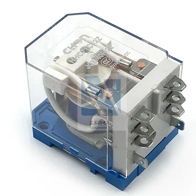 1PCS JQX-40F-2Z Coil 12VDC 24VDC 220VAC  8 Pin 40A DPDT 2NO 2NC  Electronmagnetic Relay