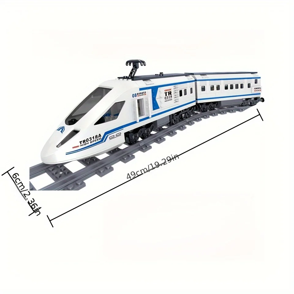 Get Your City Rail Transit Building Blocks Toys For Christmas Gift Technical Train Maintenance Advanced Model