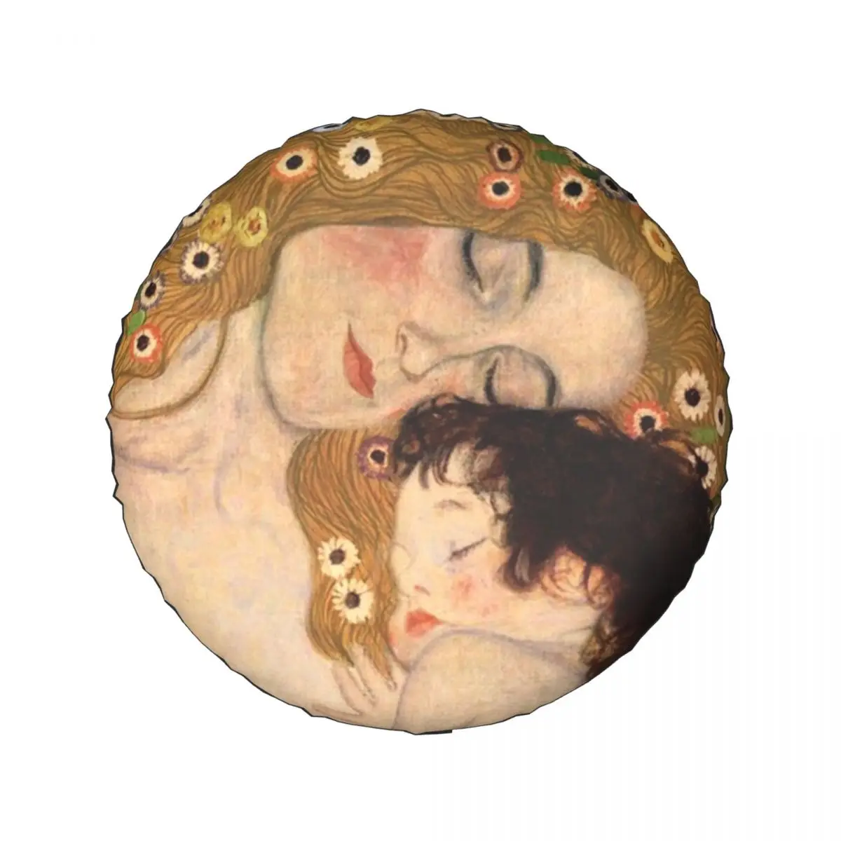 The Three Ages Of Woman Spare Tire Cover Universal for Jeep Gustav Klimt Paint Art SUV RV 4WD Car Wheel Protectors Accessories