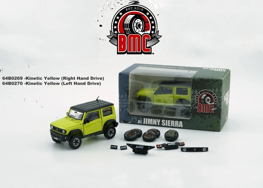 New BM 1:64 Jimny JB74 2019 Diecast Alloy Toy Cars By BMCreations Simulation Model For Collection gift