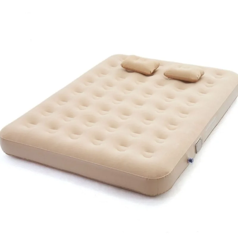 Lightweight lazy lunch break folding bed built-in pump for camping wear-resistant tent mattress