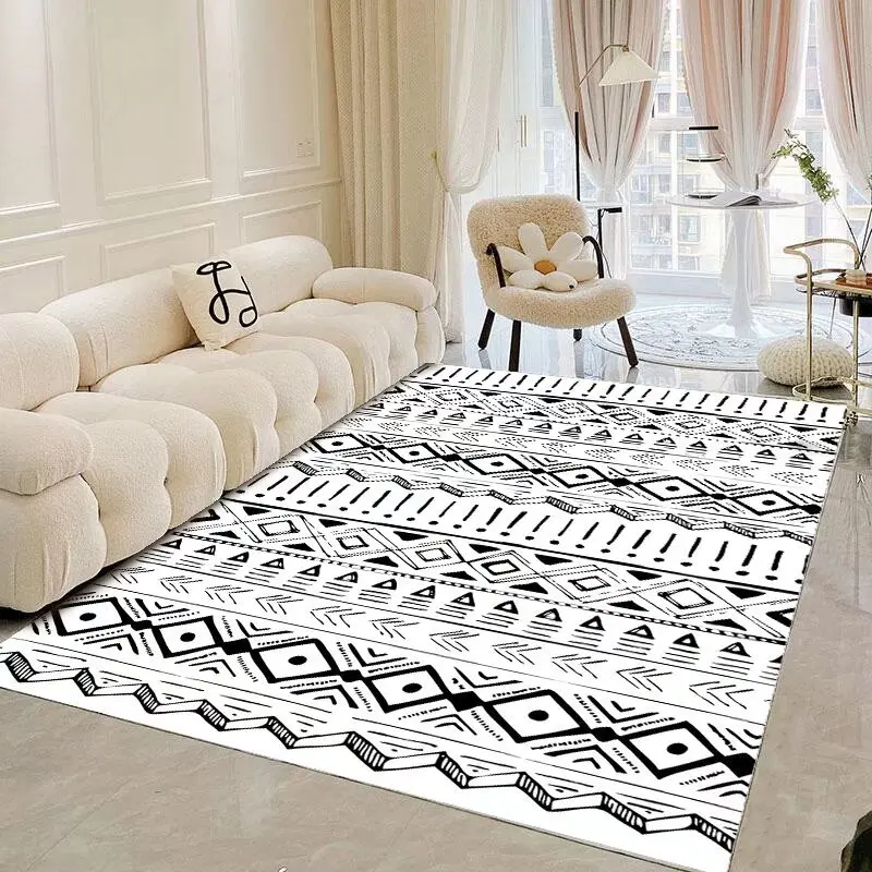 

Morocco Geometric Living Room Decoration Carpets Sofa Coffee Table Beside Lounge Rug Parlor Cloakroom Multicolor Decor Mat ковер