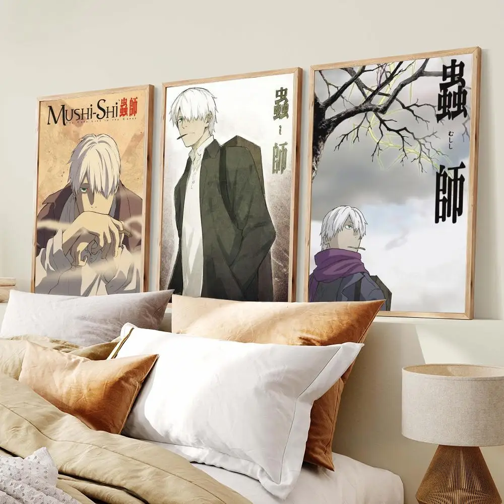 Anime M-Mushishi Painting Calligraphy Modern Aesthetic Wall Art Print Trendy Bedroom Home Decor Gift view 3