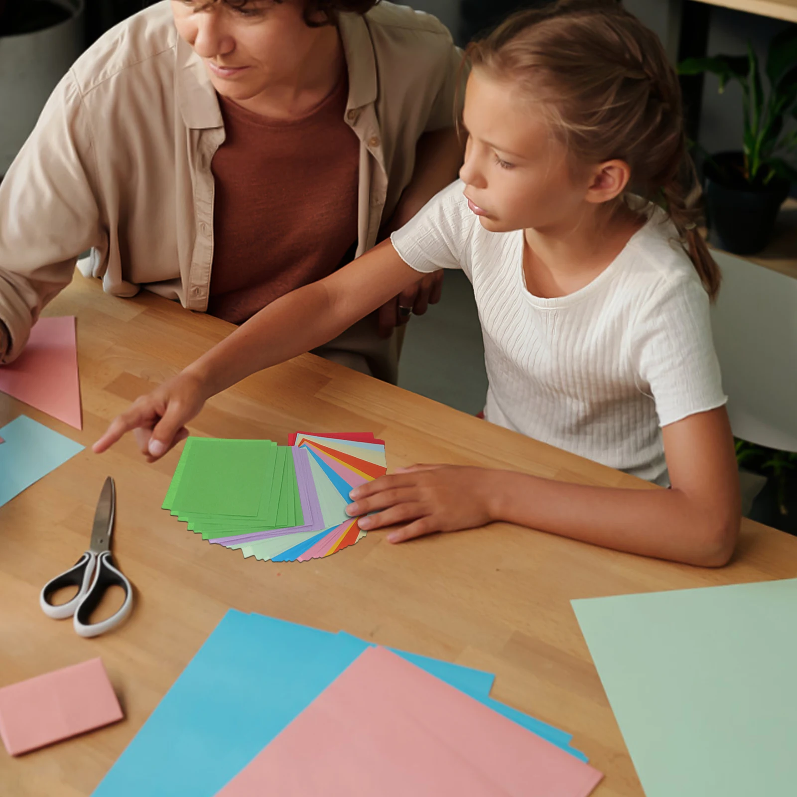 مربعات ورق اوريغامي ملونة 10 سم صفائح حرفية مزدوجة الجوانب لمشاريع فنية ذاتية الصنع رافعات قابلة للطي على شكل نجوم جارلاند #3