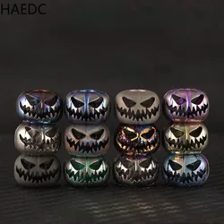 HAEDC Titanium Alloy Halloween Pumpkin Pendant Necklace Bracelet Pendant