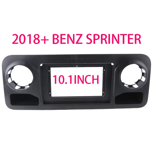 Imagen 1 del producto Fascia de marco de coche de 10,1 pulgadas para BENZ SPRINTER 2018 + Kit de montaje de marco de montaje de Panel de bisel LHD
