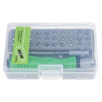 652F 32 in 1 Small Screwdriver Set with 30 Bits Including Slotted Crossing Torxs & Socket Upgrades for Electronics Repair