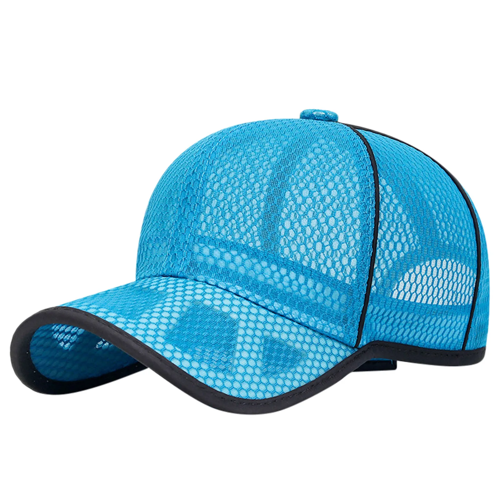 Men Women 2024 Summer Full Mesh Baseball Cap Quick Dry Cooling Sun Protection Hiking Golf Running Adjustable Snapback Hat gorras