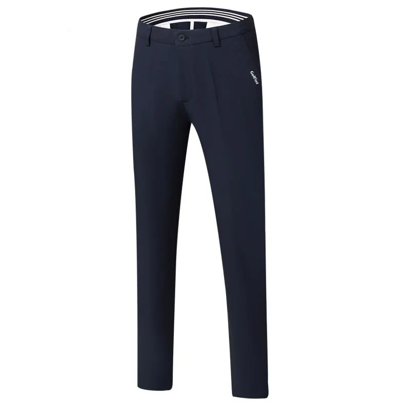 Spring Autumn Men's Golf Pants Thick four-Way Stretch Solid Color Sports Casual Pants High Quality Golf Clothing Free Shipping