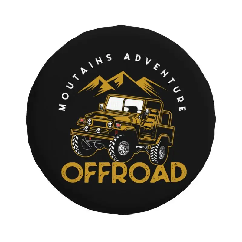 Custom Offroad Truck Adventure Travel Spare Tire Cover for Jeep Honda SUV RV 4x4 Car Wheel Protectors Accessories 14