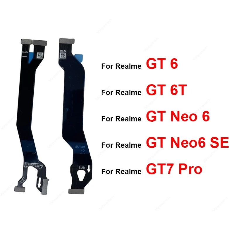 

Гибкий кабель для материнской платы ЖК-дисплея для Realme GT 6 6T Neo6 SE GT 5 Pro GT 7 Pro, материнская плата, ЖК-экран, гибкая лента, ремонт