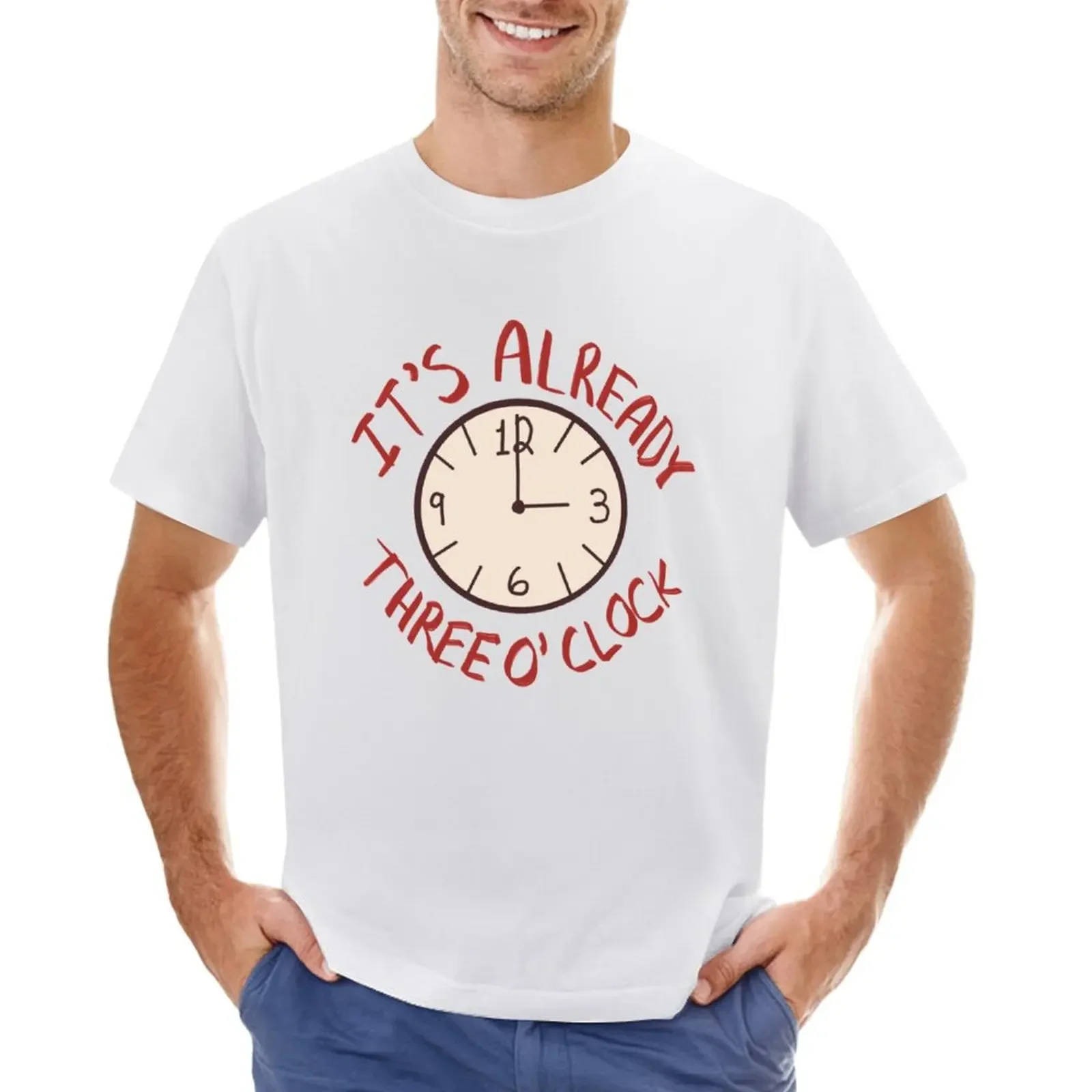 It_s Already Three O_ Clock AJR T-shirt sweat plus size tops Men's t shirts