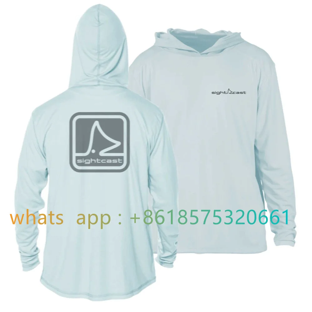 Sight Cast Fishing Shirt Hoodie Coat Long Sleeve Mens Roupa De Pesca Summer Uv Protection Upf 50 Tops Breathable Fishing Jersey