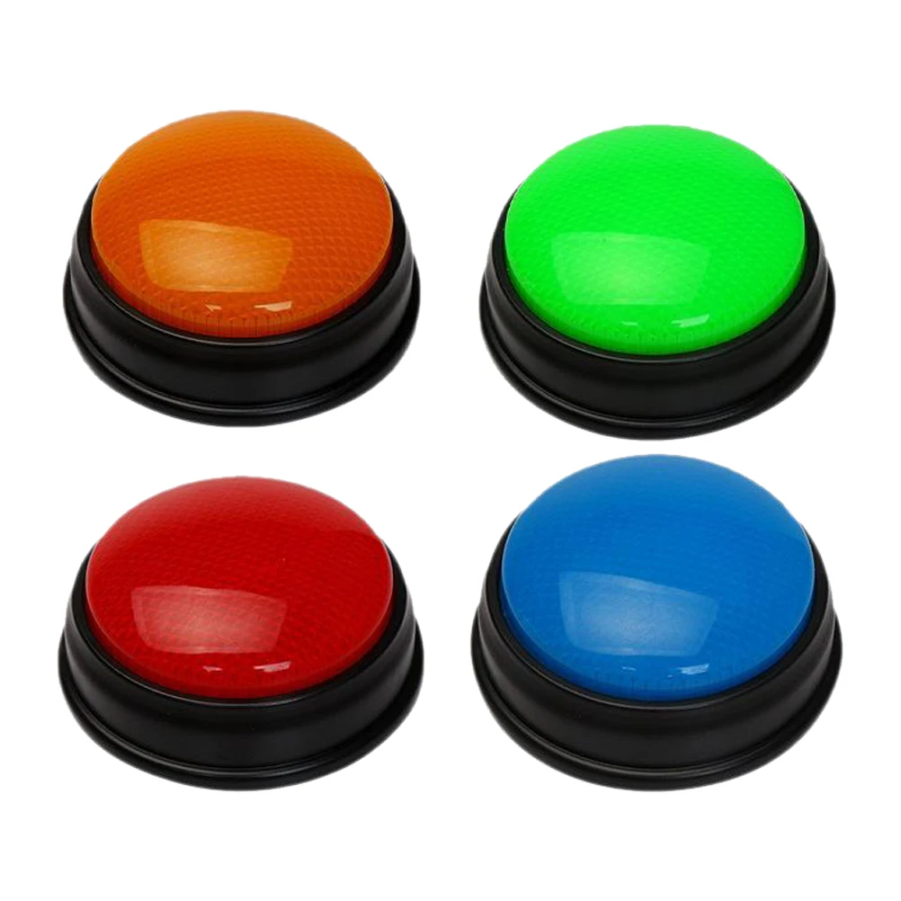 

4 Pcs Buzzers for Classroom Ring Lights and Sounds Button Alarm Parent-child