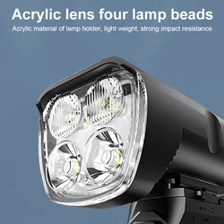 X-TIGER Bike Front Light 6400mA Rechargeable Bicycle Light 1600LM Cycling Headlight LED Flashlight MTB Bike Lamp